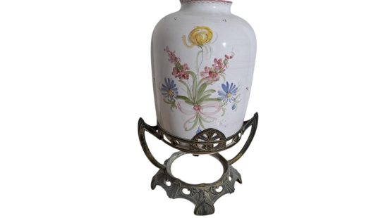 Metallhalterung mit Vase SZ 