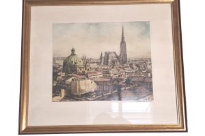 Farbradierung Stephansdom SZ