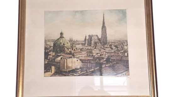 Farbradierung Stephansdom SZ