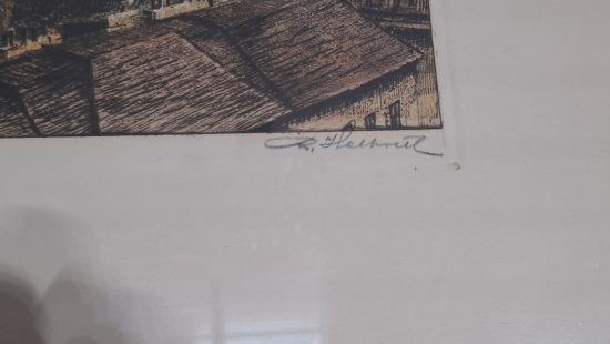 Farbradierung Stephansdom SZ