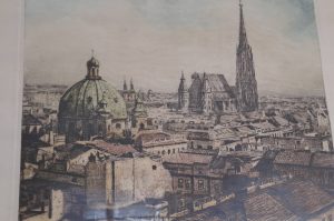 Farbradierung Stephansdom SZ
