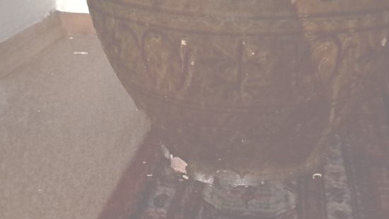 Bodenvase mit Kunstblumen VVZ 